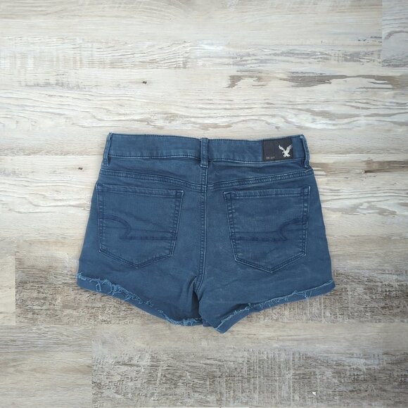 American Eagle Hi-Rise  Shortie Jean Shorts - Picture 2 of 2